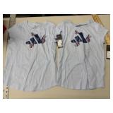2 Adidas girls tops size M (10-12)