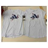 2 Adidas girls tops size M (10/12)