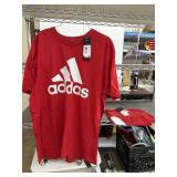 2 Adidas red T-Shirts, Size L