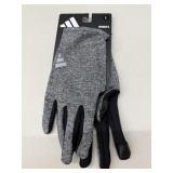 Adidas Womens touchscreen/running gloves, Size L