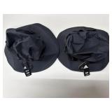2 Adidas  Mens black UPF 50 hats,size S/M