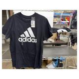 2 Adidas t-shirts, black, size M