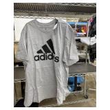 2 Adidas t-shirt, grey, size 2XL