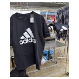 3 Adidas t-shirts, black, size XL