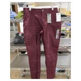 Lee Midrise Utility pant, burgandy, size 8M