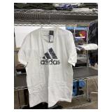 2 Adidas t-shirts, white/camo, Size L
