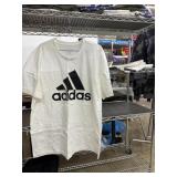 3 Adidas t-shirts, white/black, size XL