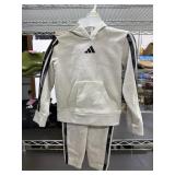 Adidas 2 pc pullover jog set, size 4
