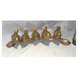 Large Vintage Brass Birds On A  Branck Figurine