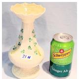 Belleek Shamrock Island Vase Ireland