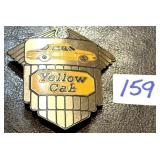 Rare 'Yellow Cab' Taxi Driver's Hat Badge