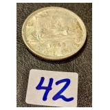 1966 Canada Silver Dollar