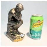 Vintage Rodin's Thinker Statue Bookends, 1928