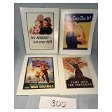 For WW1 Era Reprints War Time Posters