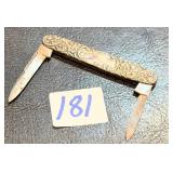 Antique Sterling Silver Fruit Knife