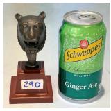 Chinese Zodiac Arc Metal Lion Bust