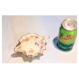 Antique Limoges Elite Works Leaf Shaped Creamer