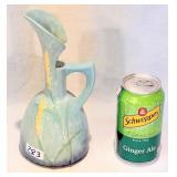 Roseville Blue & White Claret Jug Vase