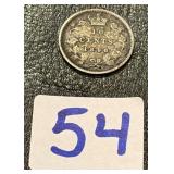 1858 Canada Ten Cent Coin