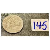 Vintage Canadian William Fretz 60 Cent Trade Token