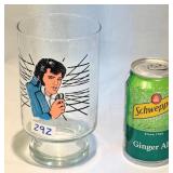 Large Vintage Elvis Presley Beer Drinking Glass