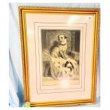 The Usurper By Edwin Douglas Large Framed Print