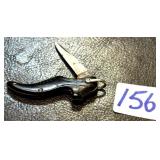 Bakelite Figural Mini Victorian Shoe Pocket Knife