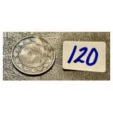 1859 Canadian Large Cent Coin Queen Victoria