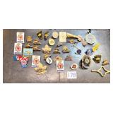 Vintage Police Related Lapel Pins Collection