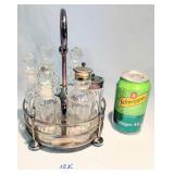 Victorian Style Six Piece Cruet Set