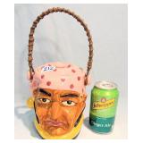 Vintage Figural Character Biscuit Jar