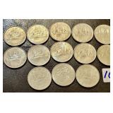 13 Canada Dollar Coins