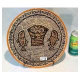 Hand-Painted Israel Plate