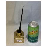 Antique Brass Inkwell & Pen