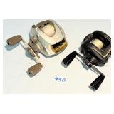2 Bait Casting Fishing Reels