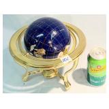Precious Gem & Brass World Globe