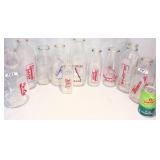 10 Vintage Milk Bottles
