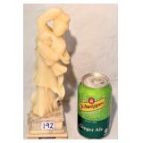 Antique Chinese Woman Figurine Soapstone