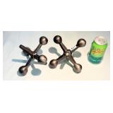 Cast Metal Large Jacks Decor Bookends