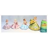 Four Josef Original Figurines