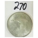 1967 Canadian Silver Dollar Coin