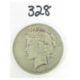 Early 1923 U.S. Peace Silver Dollar Coin