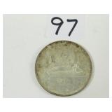 1961 Canadian Silver Dollar Coin