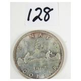 1962 Canadian Silver Dollar Coin