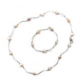 Cultured Pearl Necklace & Bracelet W/A $1260.00