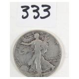 1942 U.S. Walking Liberty Silver Half Dollar Coin