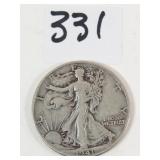 1941 U.S. Walking Liberty Silver Half Dollar Coin