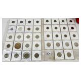 38 USA Vintage C oins Including Some Silver