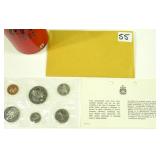 1970 Manitoba Canada 6 Piece Mint Coin Set