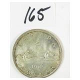 1963 Canadian Silver Dollar Coin
